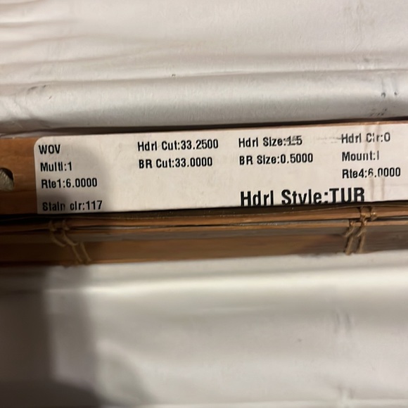 Bamboo curtains in very good condition. I have 3 if anyone is interested. - Picture 4 of 7